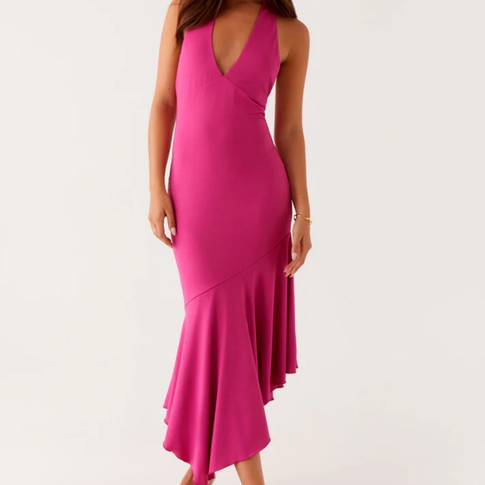 Peppermayo Fuchsia Asymmetrical Dress BRAND NEW
